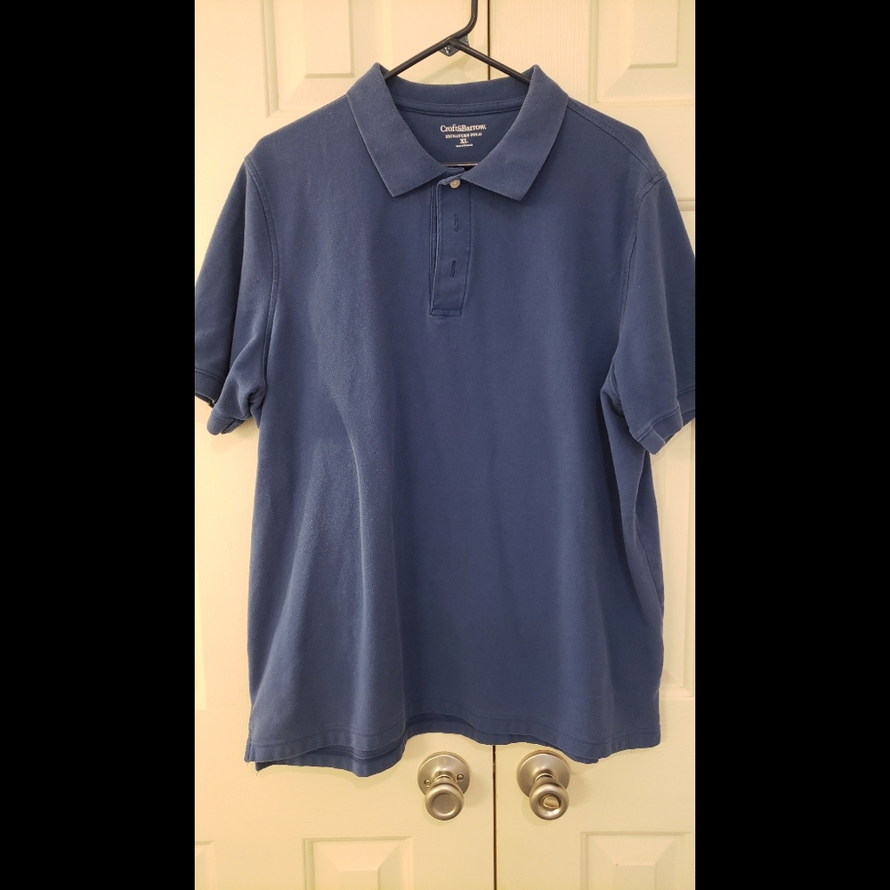 XL Blue Croft&Barrow Polo Shirt